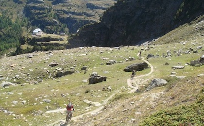 Die kurze alpine Passage ist die Schlüsselstelle der Runde.