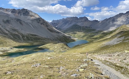 Einsamkeit und Stille in den Wäldern des Val de Non.